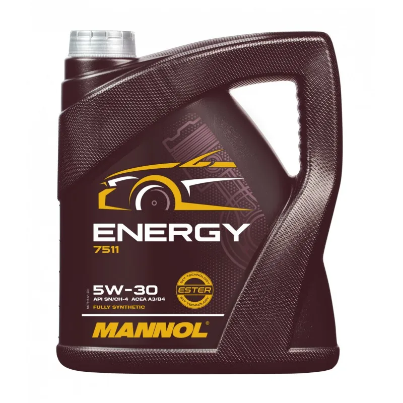 Синтетическое моторное масло MANNOL 7511 ENERGY 5W-30, 5 л